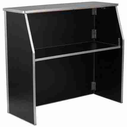 4′ Folding Bar – Black | Rental 4′ Folding Bar – Black | Rental