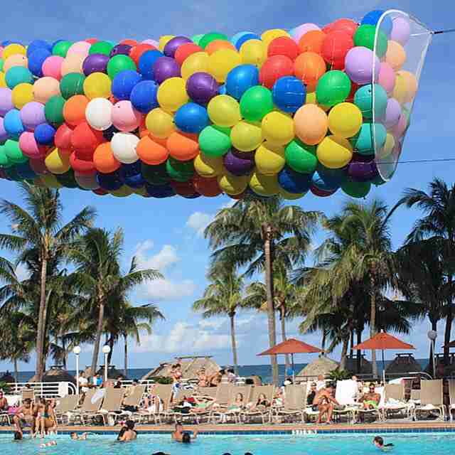 100 Ceiling Balloons Purchase (Select Your Colors) | Rental