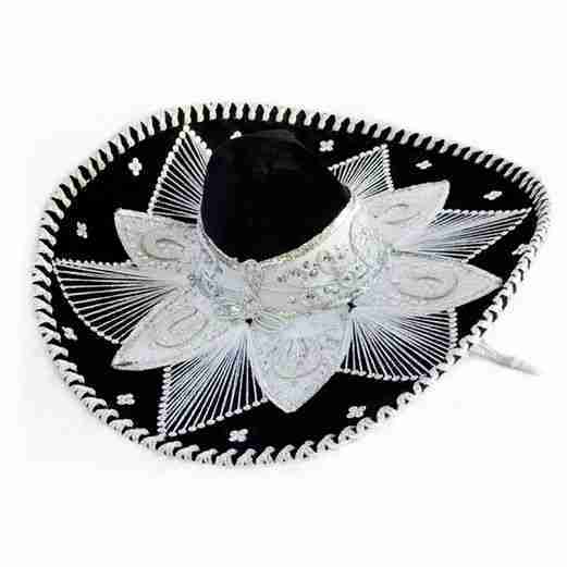 Mariachi Sombrero – Black & Silver | Rental Mariachi Sombrero – Black & Silver | Rental