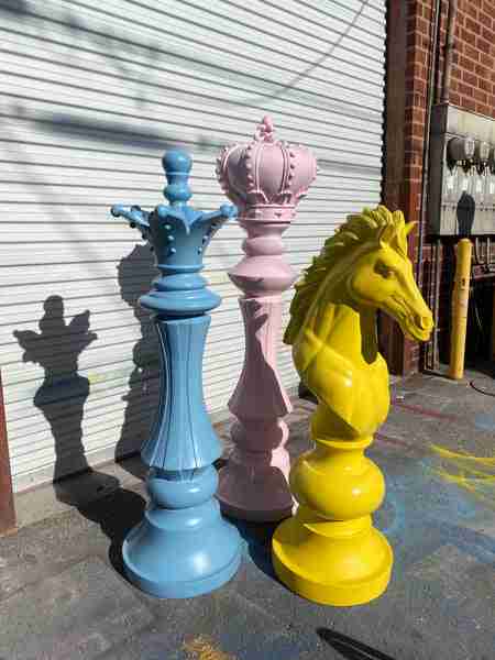 3 Piece Giant Chess Piece Set | Rental - Image 2