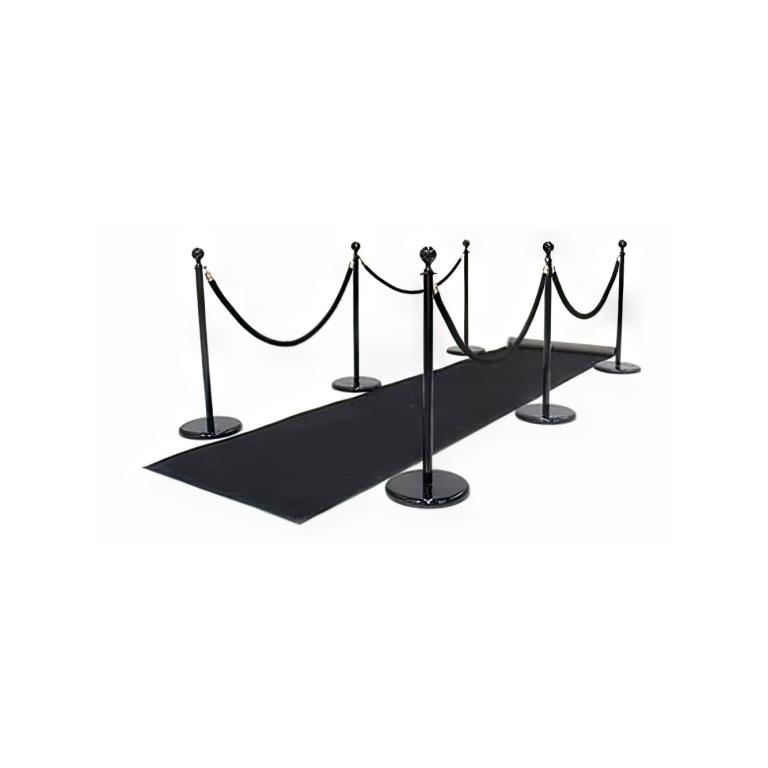 All Black Carpet Walkway | Rental