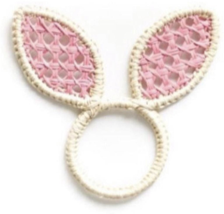 Easter Bunny Ears Woven Napkin Ring | Rental