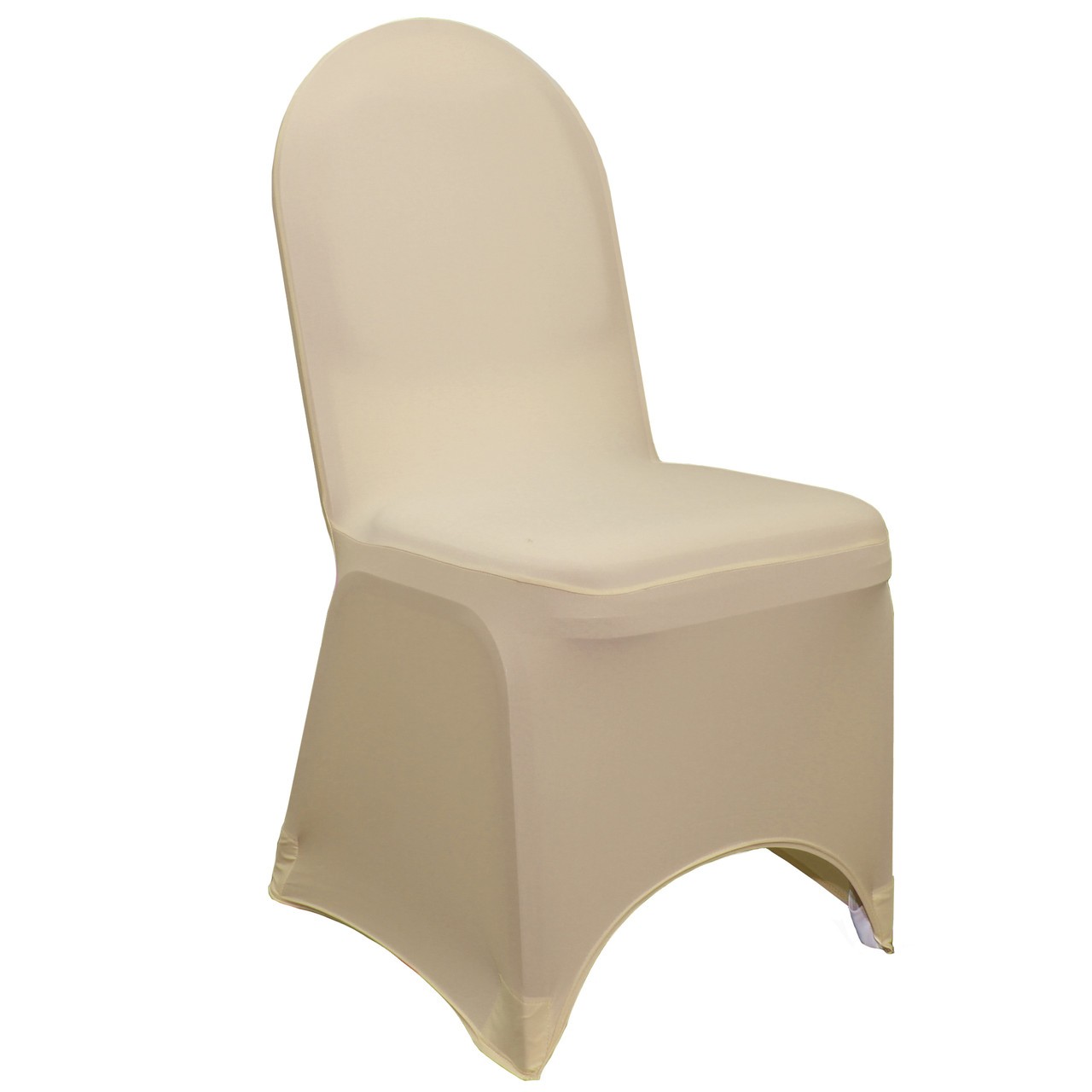 stretch spandex banquet chair cover champagne