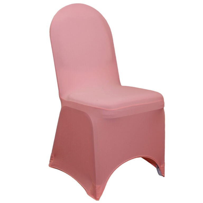 Stretch Spandex Banquet Chair Cover Coral | Rental Stretch Spandex Banquet Chair Cover Coral | Rental