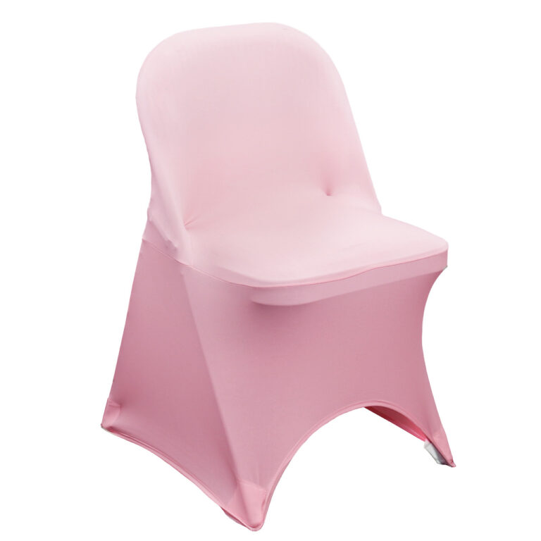 Stretch Spandex Folding Chair Cover Pink | Rental Stretch Spandex Folding Chair Cover Pink | Rental