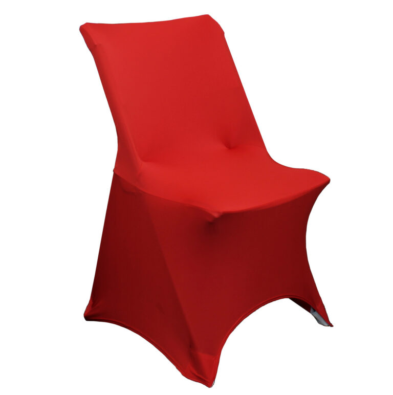 Stretch Spandex Lifetime Folding Chair Cover Red | Rental Stretch Spandex Lifetime Folding Chair Cover Red | Rental