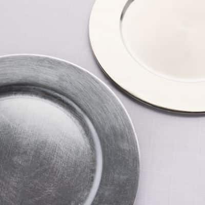 Metal Charger Plates